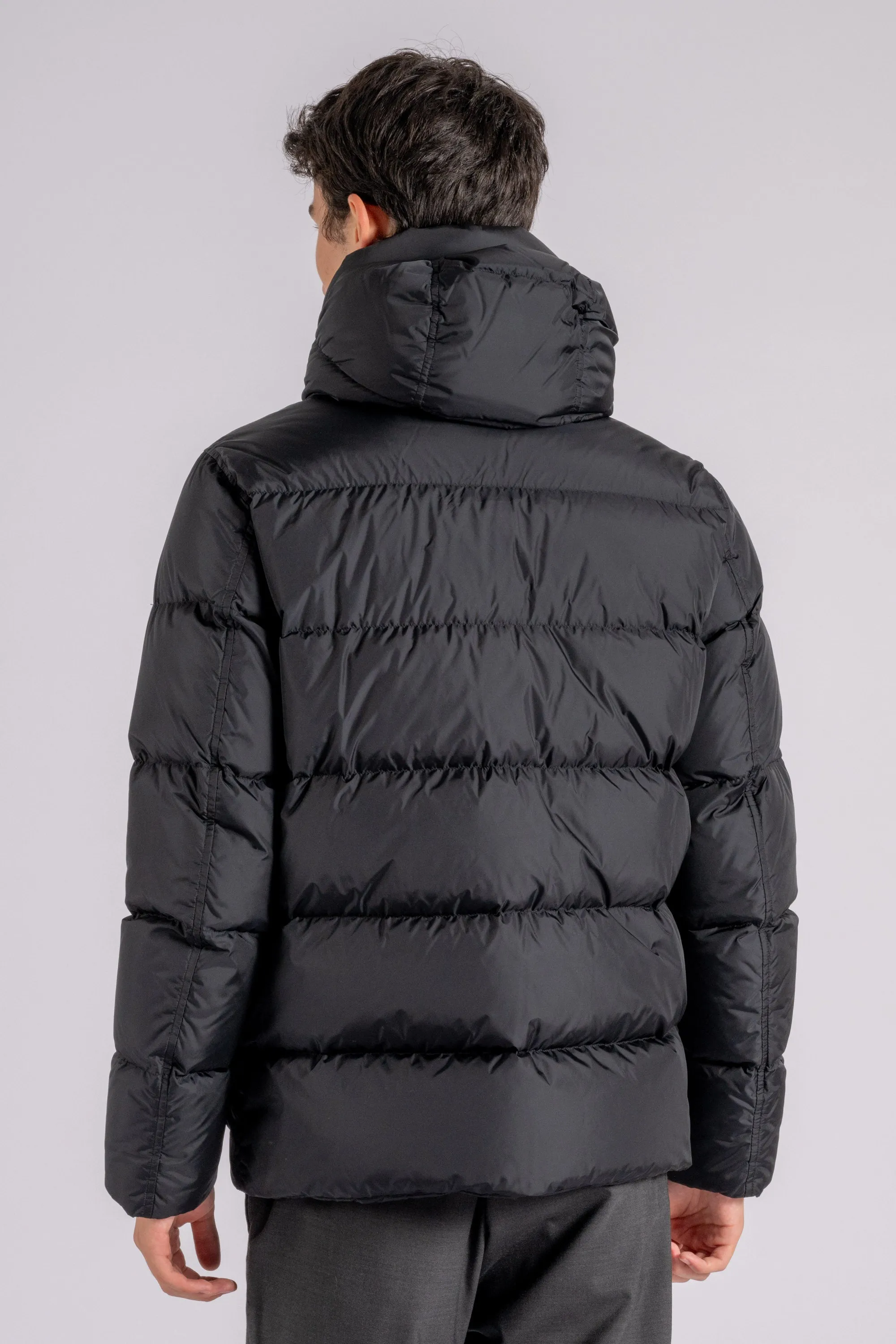 Herno Piumino Bomber Multi Tasche 100% Poliammide Nero