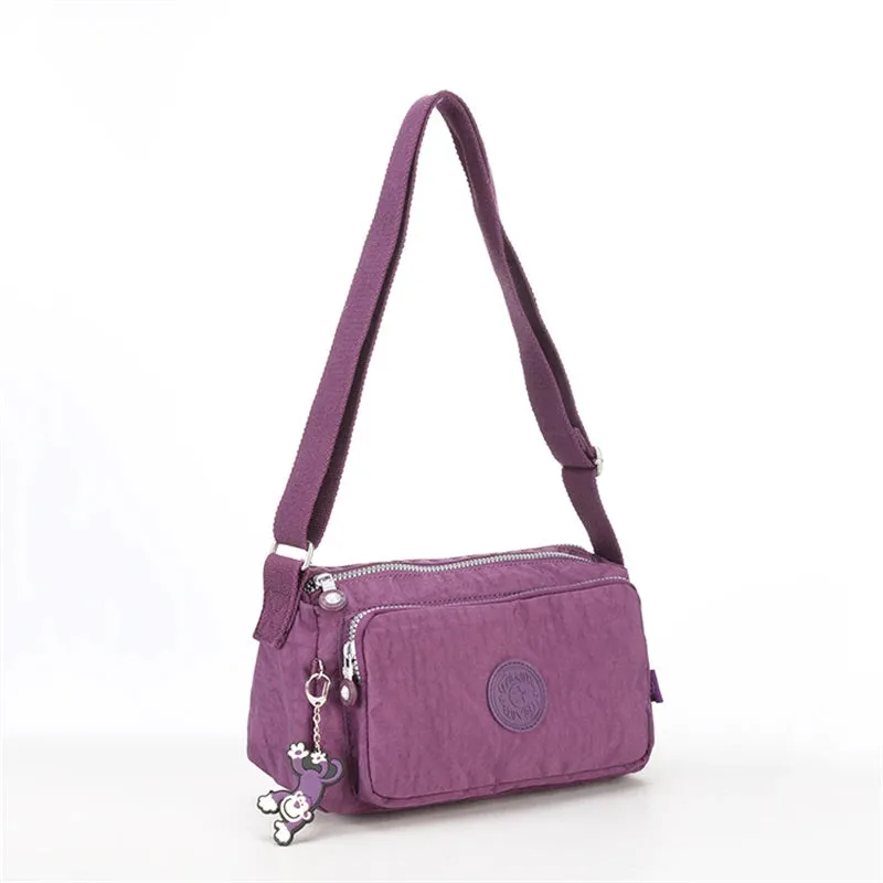 High Quality Men Women Shoulder Messenger Bag Cross Body Large Capacity Purse Lightweight Blue Green Black Red Coffee M0937