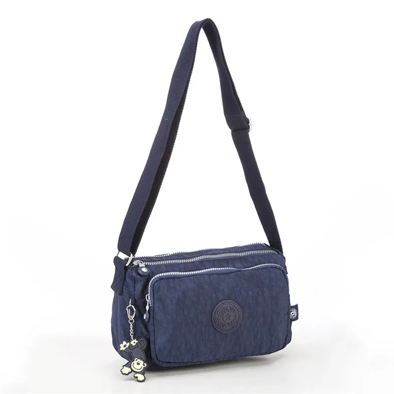High Quality Men Women Shoulder Messenger Bag Cross Body Large Capacity Purse Lightweight Blue Green Black Red Coffee M0937