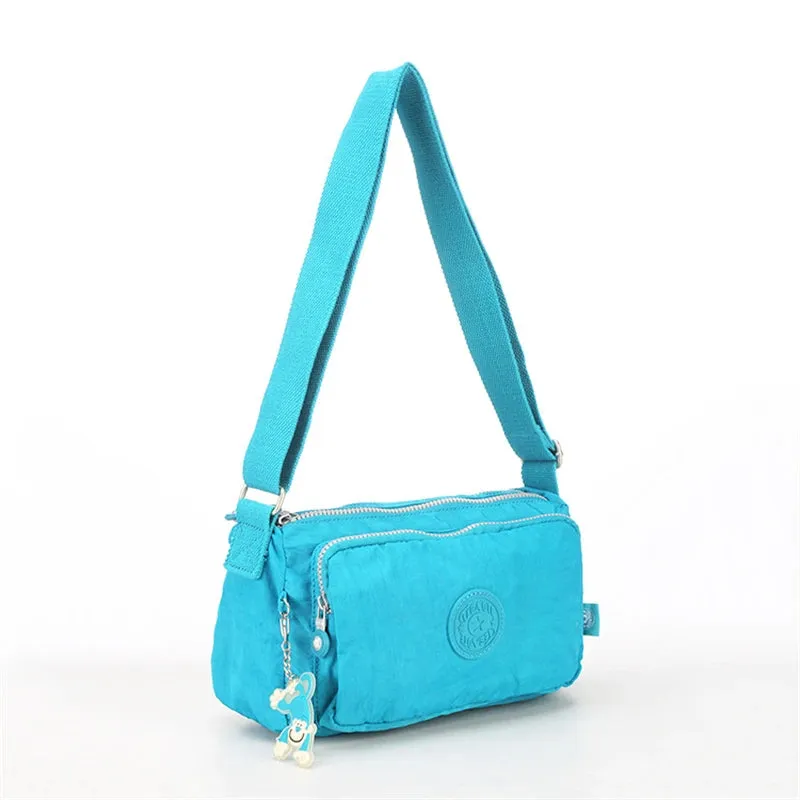 High Quality Men Women Shoulder Messenger Bag Cross Body Large Capacity Purse Lightweight Blue Green Black Red Coffee M0937