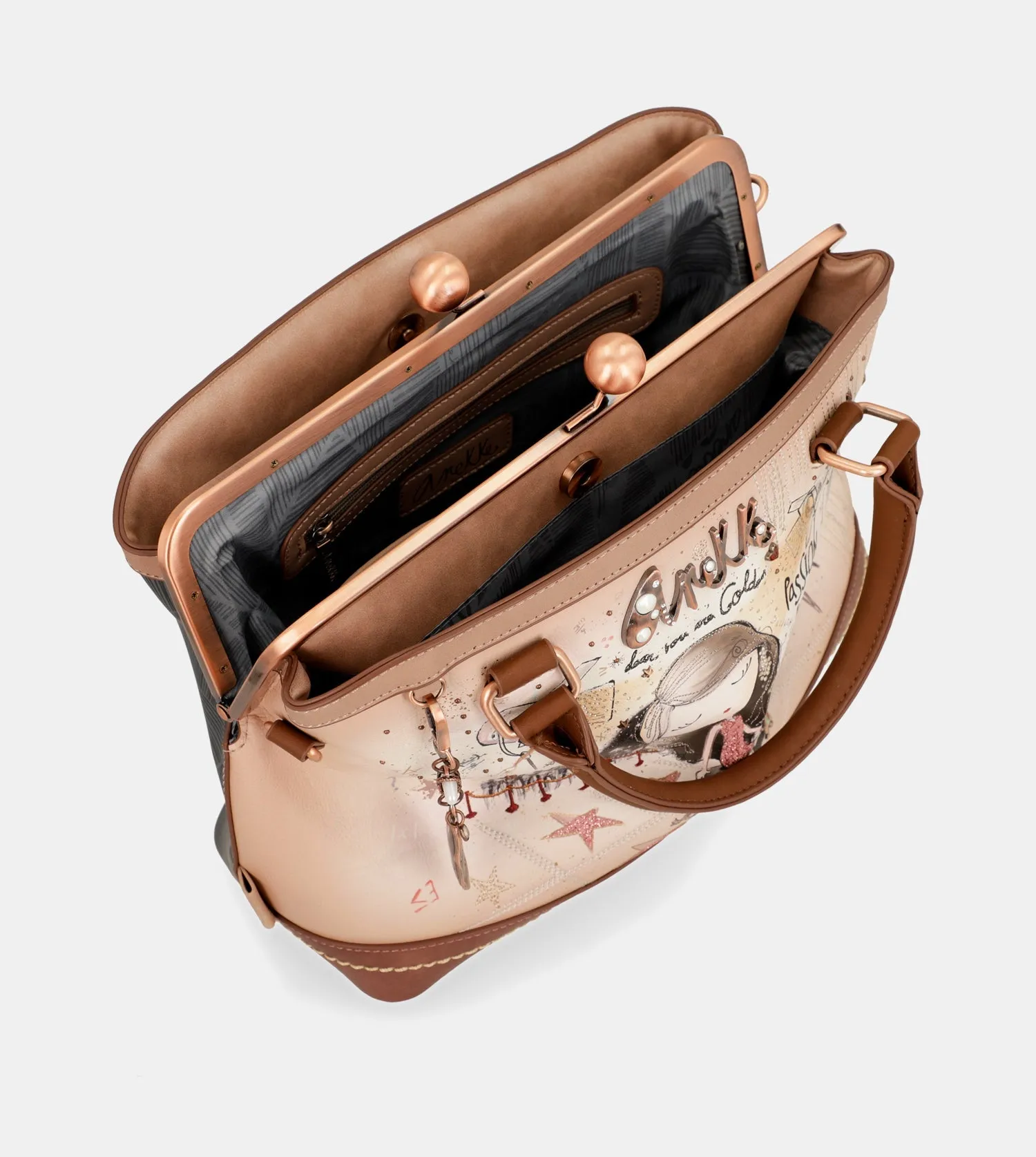 Hollywood kiss clasp bag