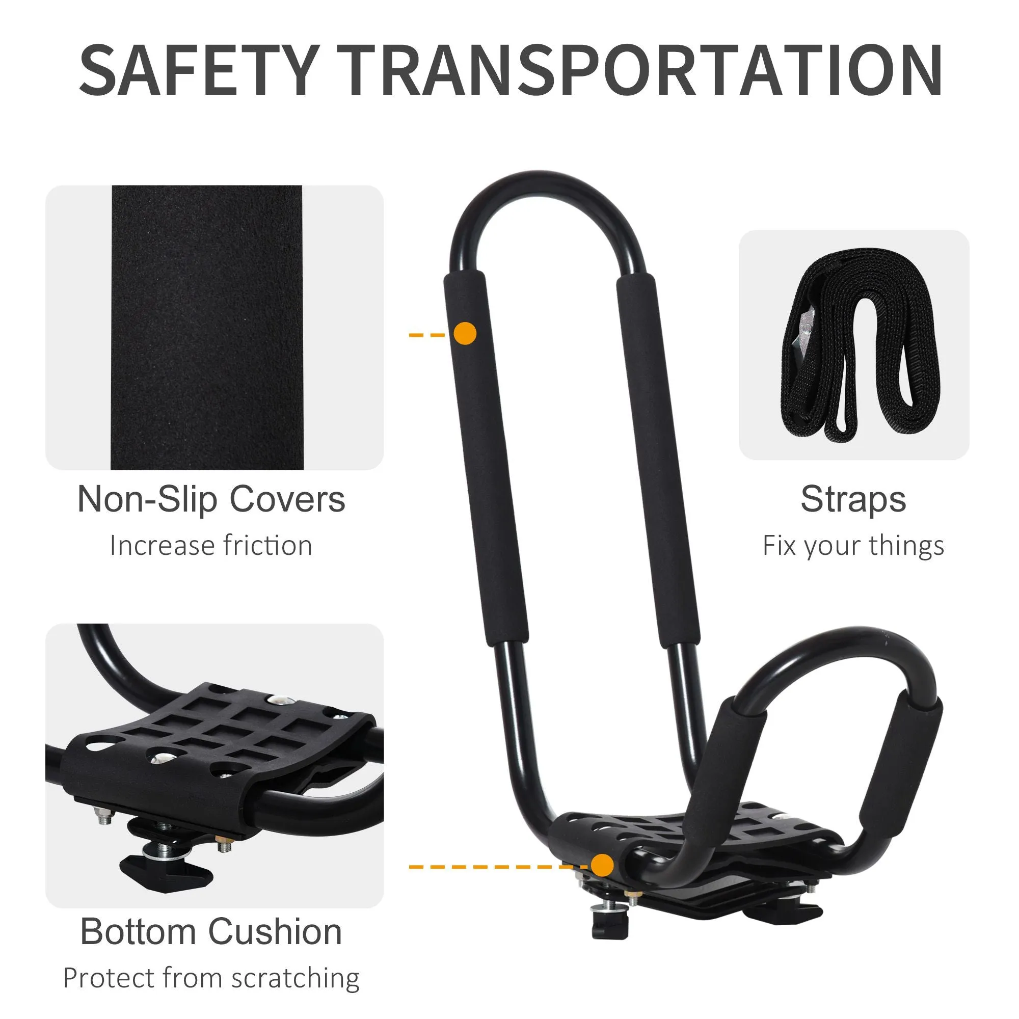 Homcom Kayak Roof Rack