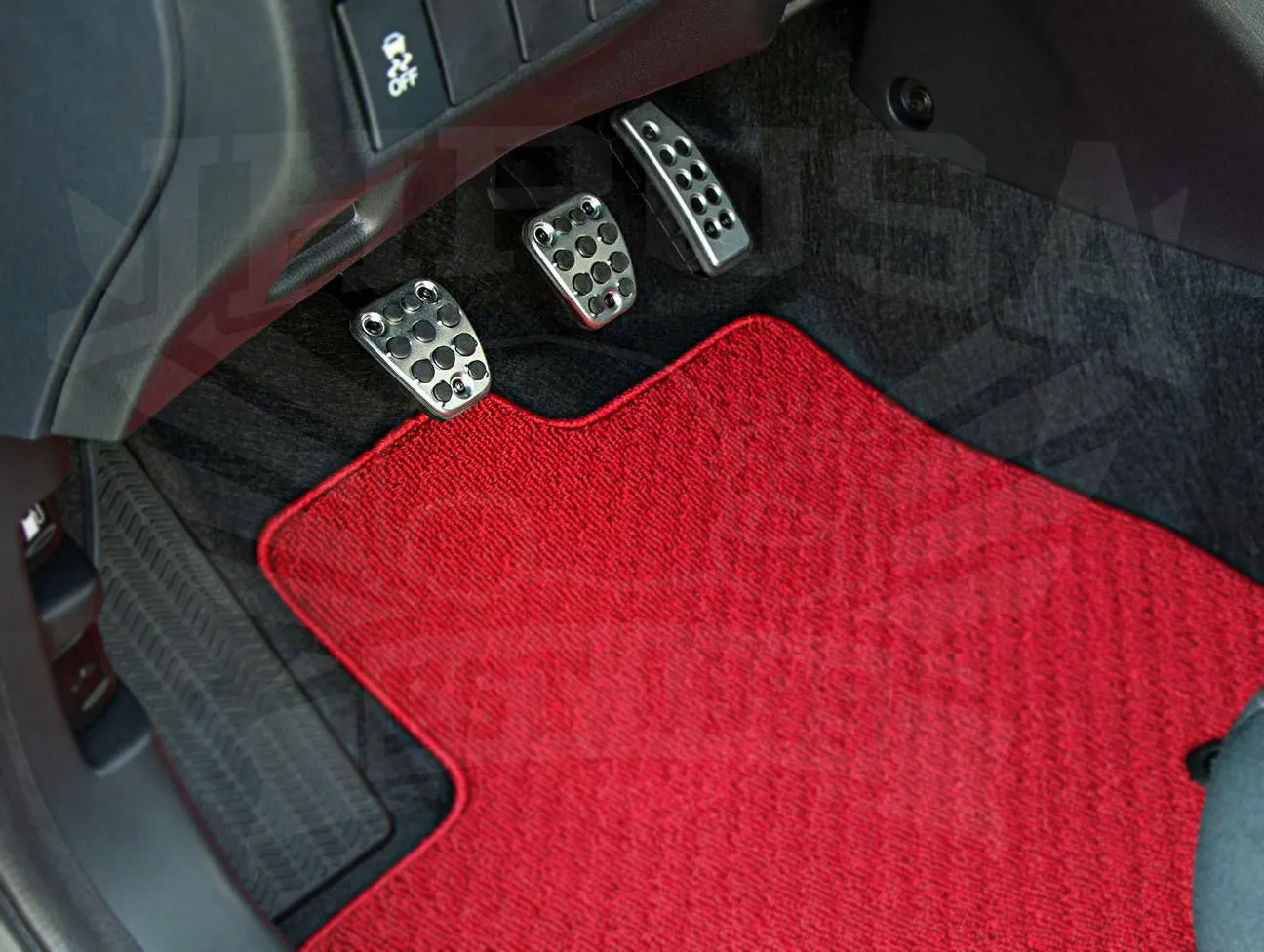 Honda Access Aluminum Sports Pedal Cover Set - 2014  Honda Fit