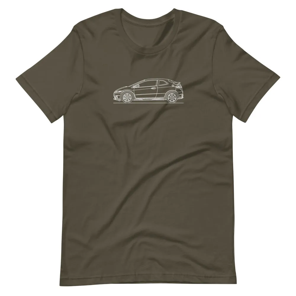 Honda Civic Type R FN2 silhouette T-shirt