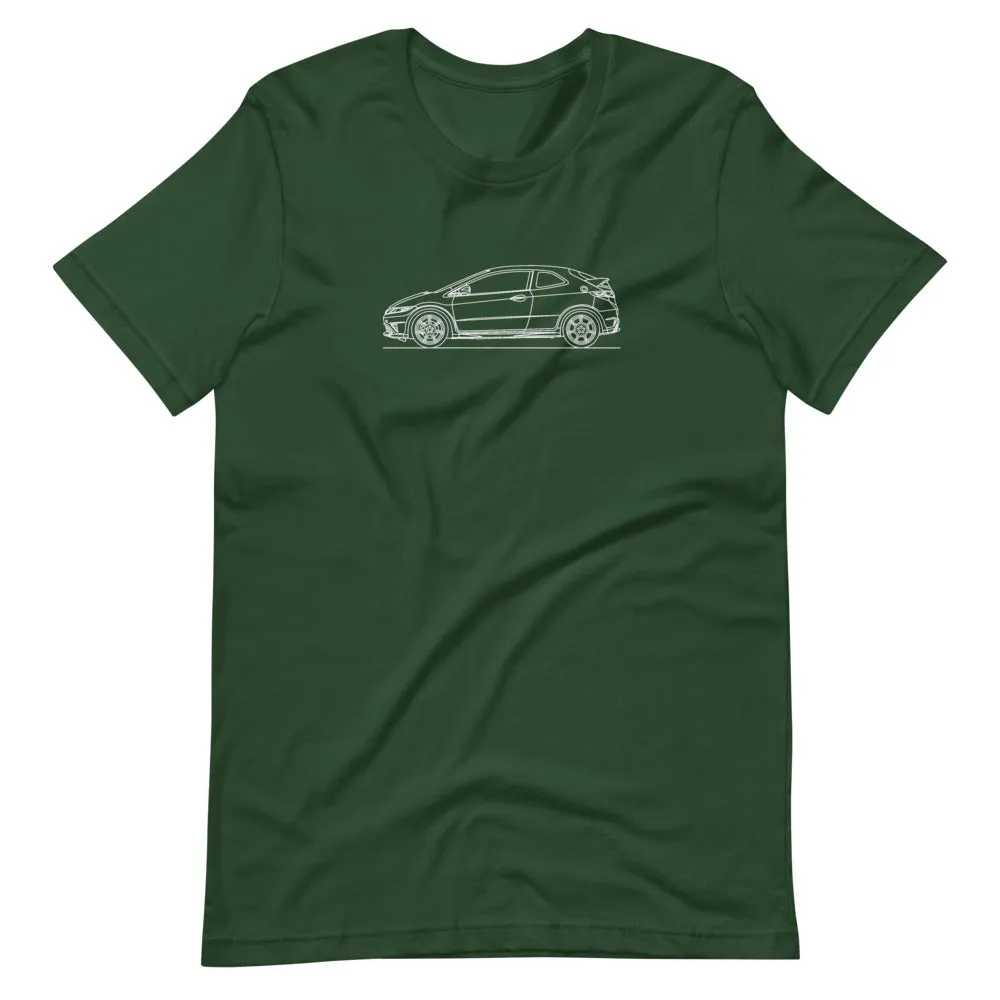 Honda Civic Type R FN2 silhouette T-shirt