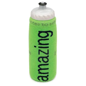 I am amazing™ green water bottle cover