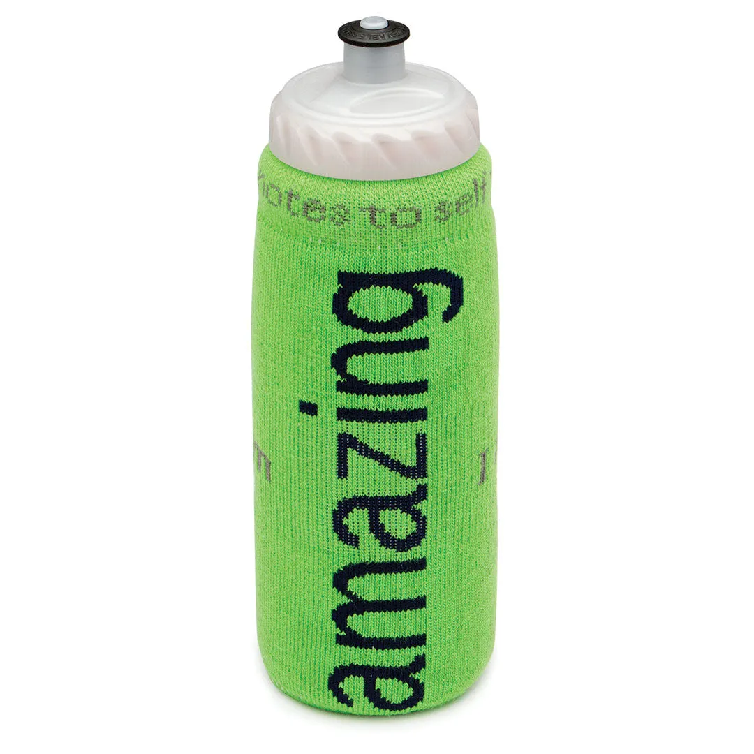 I am amazing™ green water bottle cover