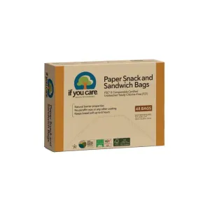If You Care Paper Snack & Sandwich Bags (48 pack)
