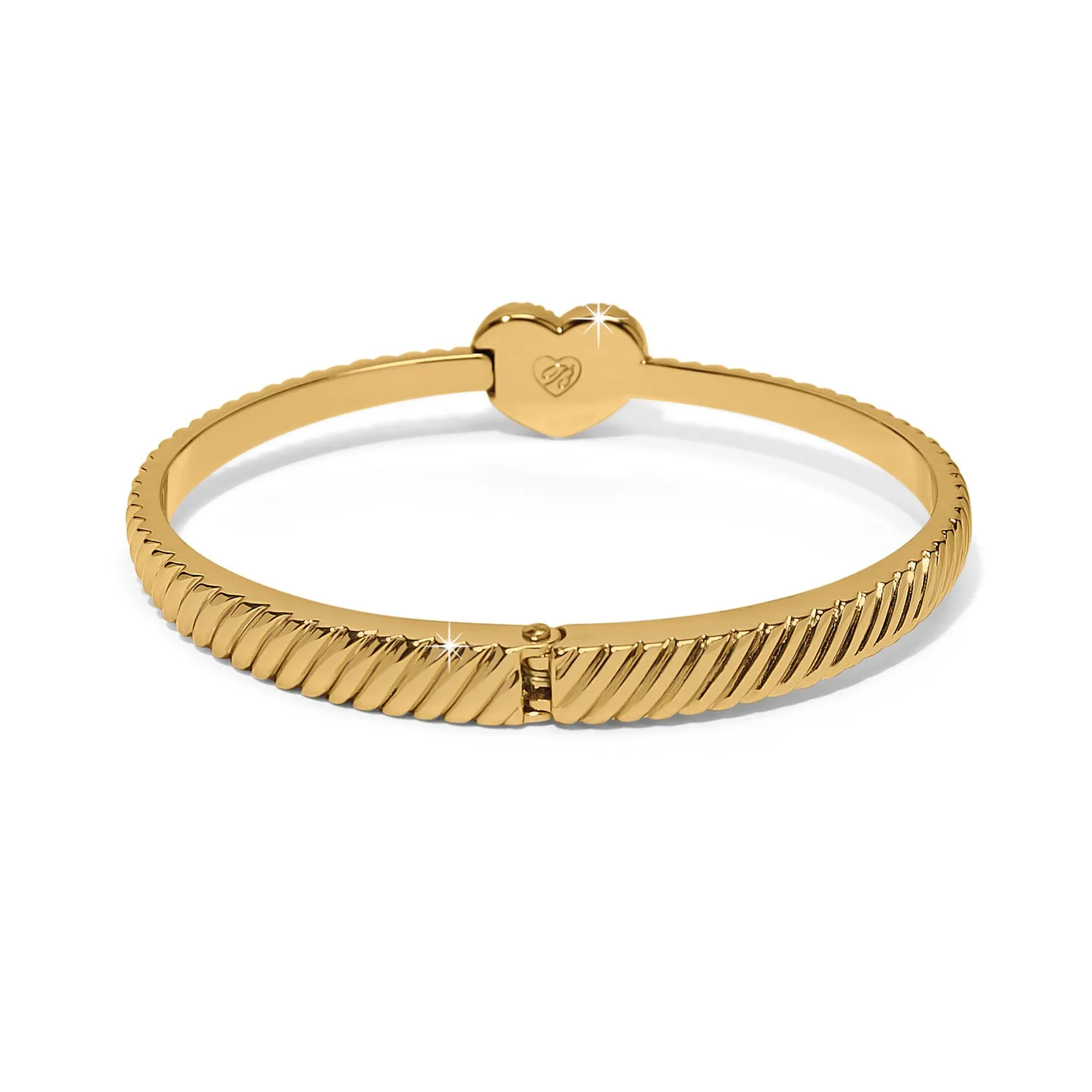 Illumina Celeste Gold Hinged Bangle