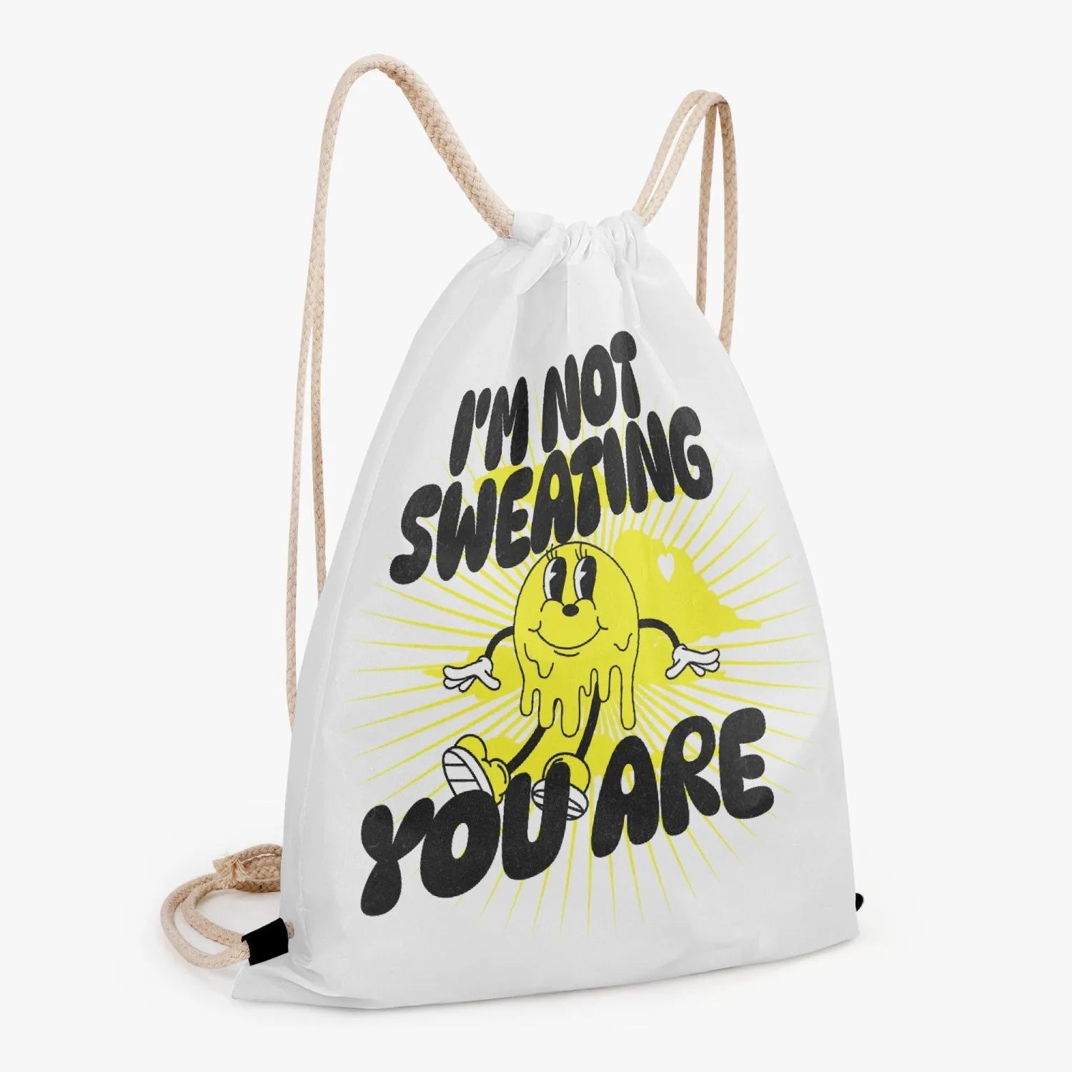 I'm Not Sweating You Are - Polyester Drawstring Backpack