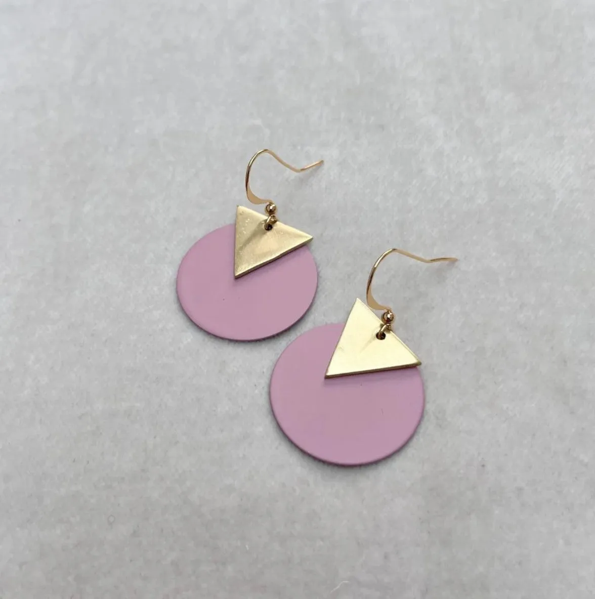 Jack & Freda Jewellery - Coloured Disc Earrings