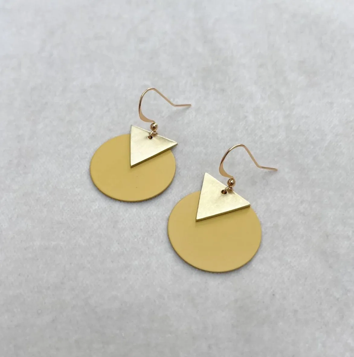 Jack & Freda Jewellery - Coloured Disc Earrings