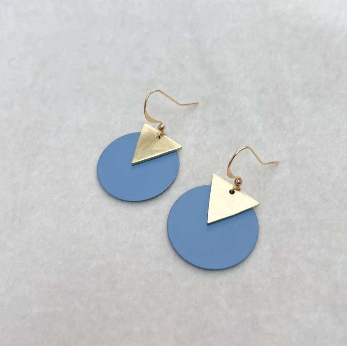 Jack & Freda Jewellery - Coloured Disc Earrings