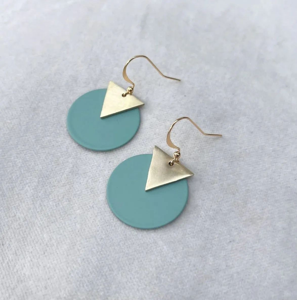 Jack & Freda Jewellery - Coloured Disc Earrings