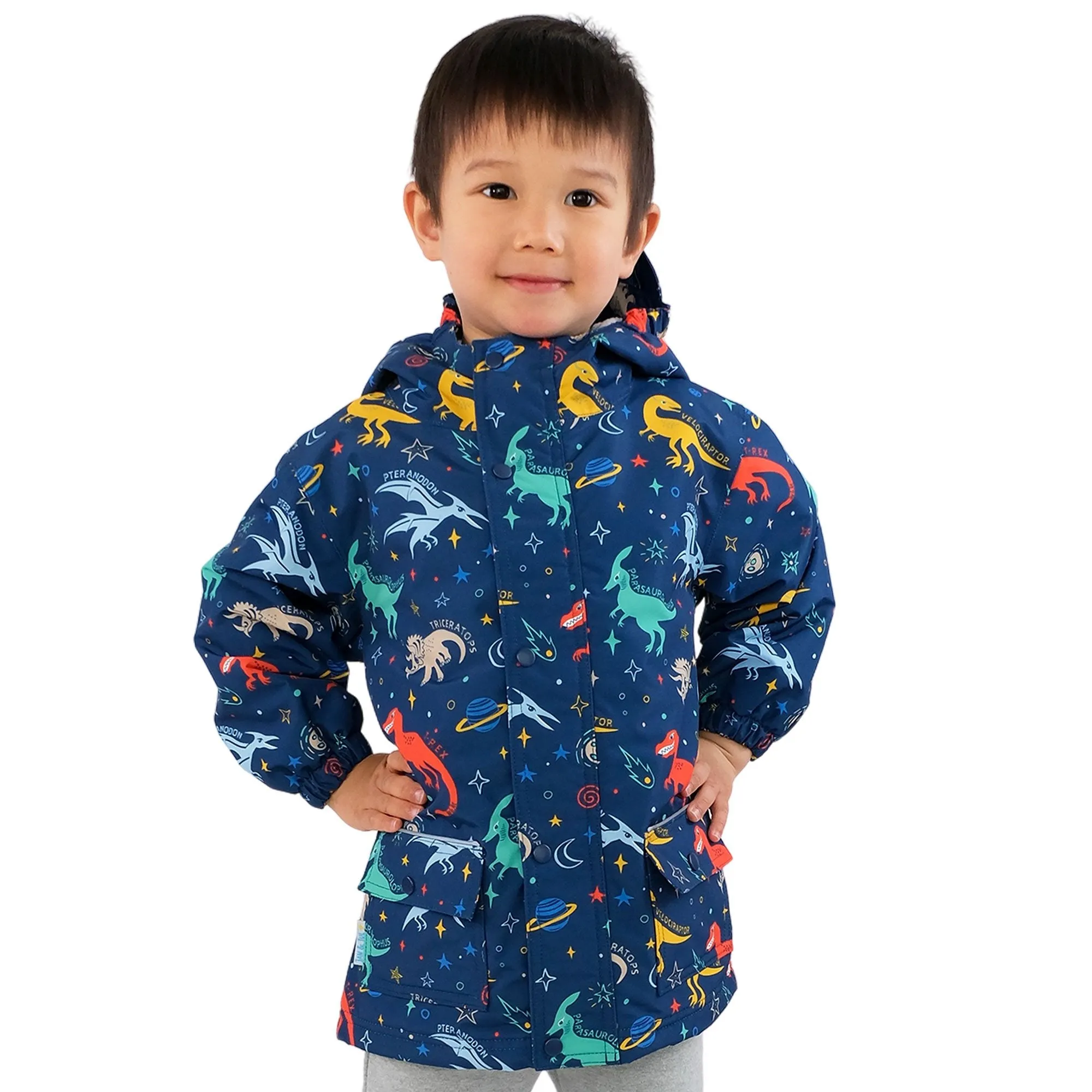 Jan & Jul Cozy-Dry Fleece Rain Jacket