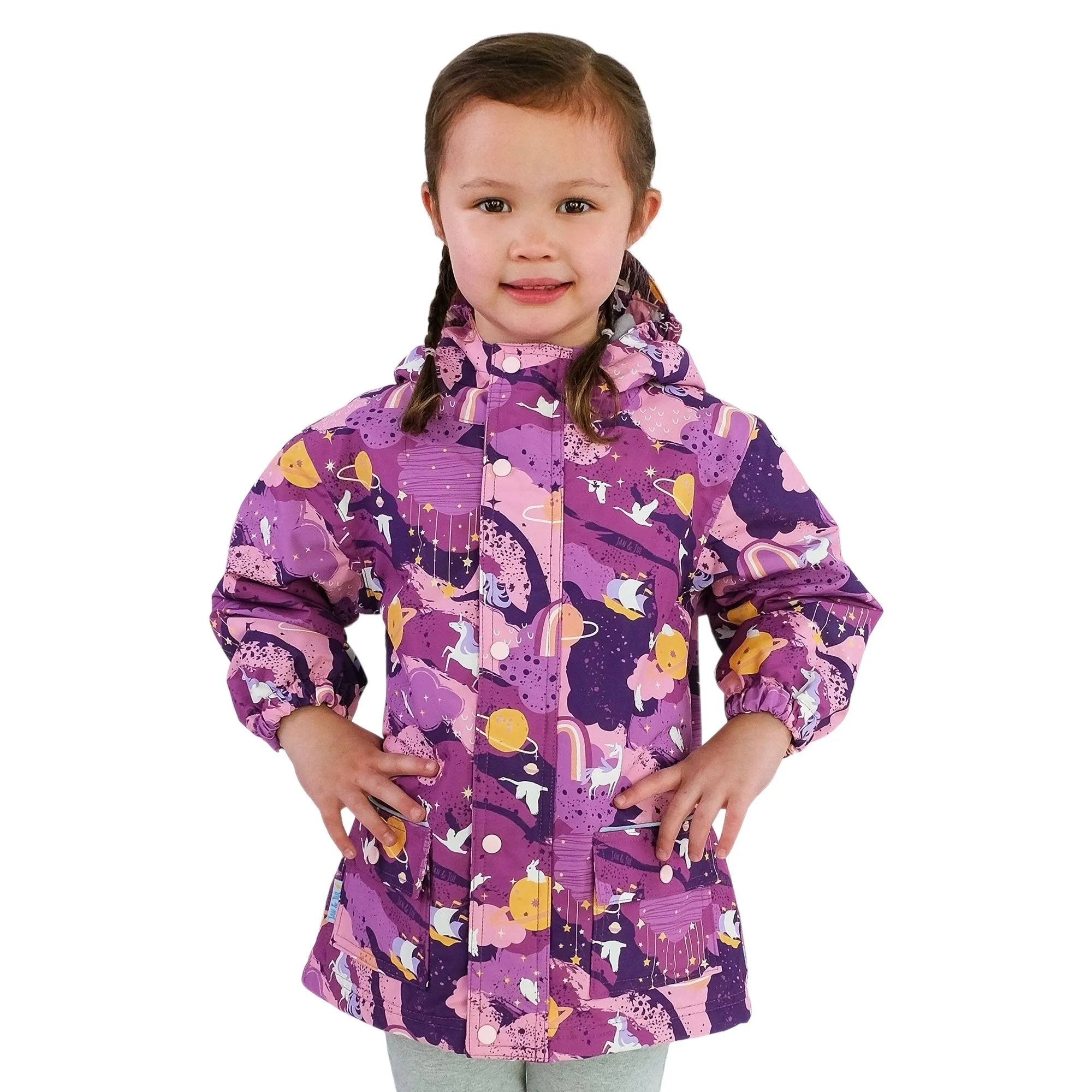 Jan & Jul Cozy-Dry Fleece Rain Jacket