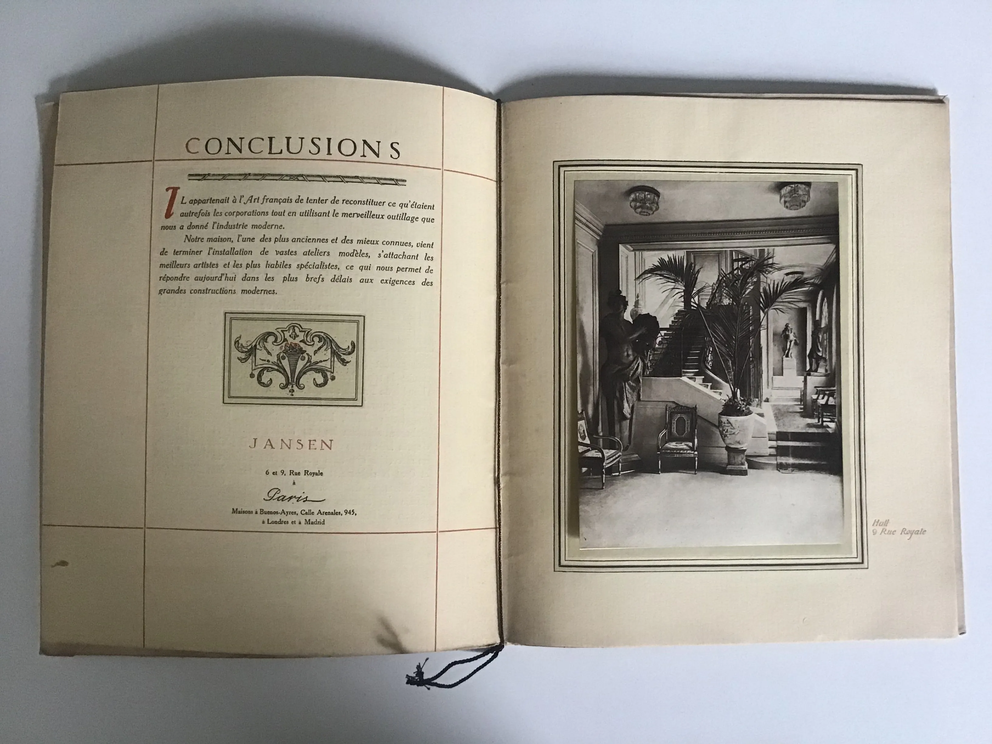 Jansen prospectus, 1913