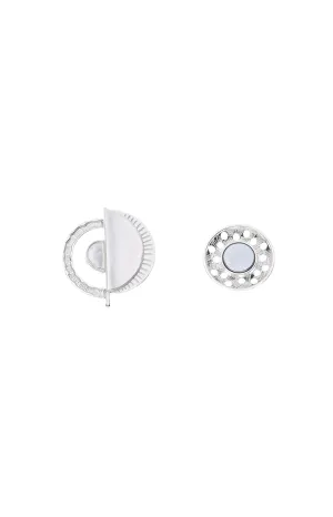 Jasmine Magnetic Brooch in Silver