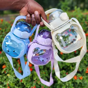 Kids bear design water bottle, sports design 800ml