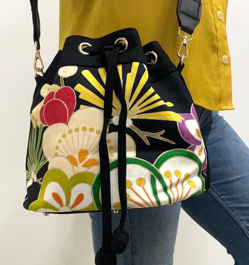Kimono Drawstring Crossbody 5587B