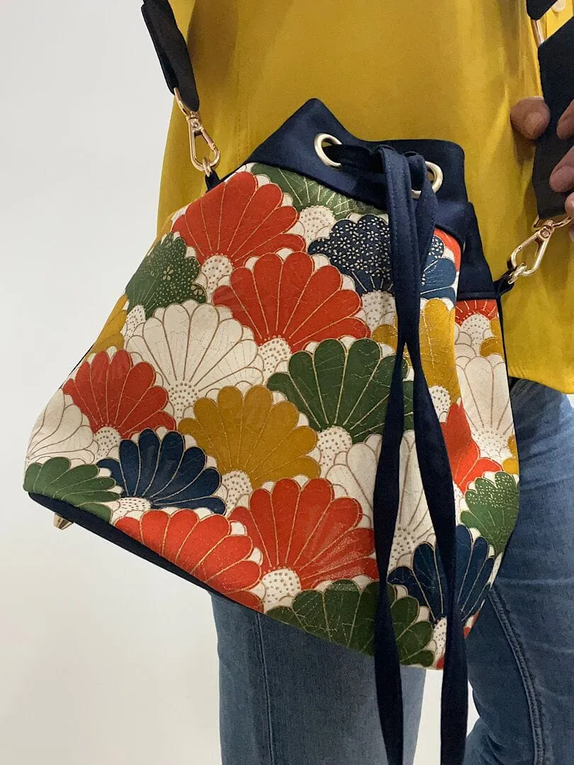Kimono Drawstring Crossbody 5605C