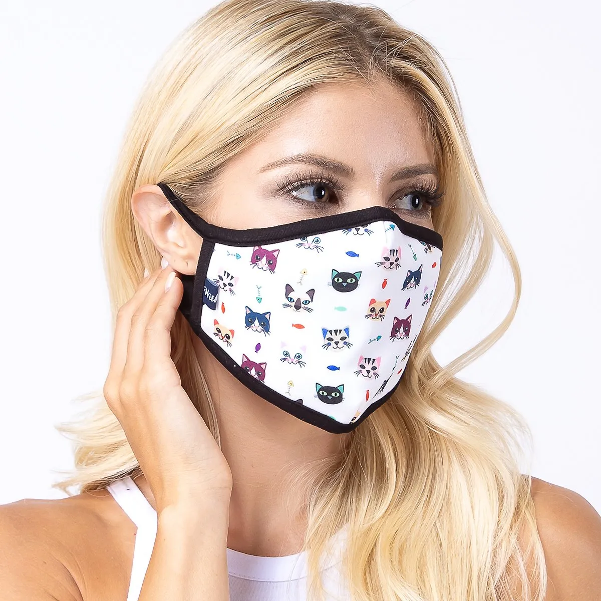 Kitty Cats 3-Layered Face Cover-PM0118