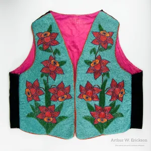 Large Plateau Fully Beaded Vest