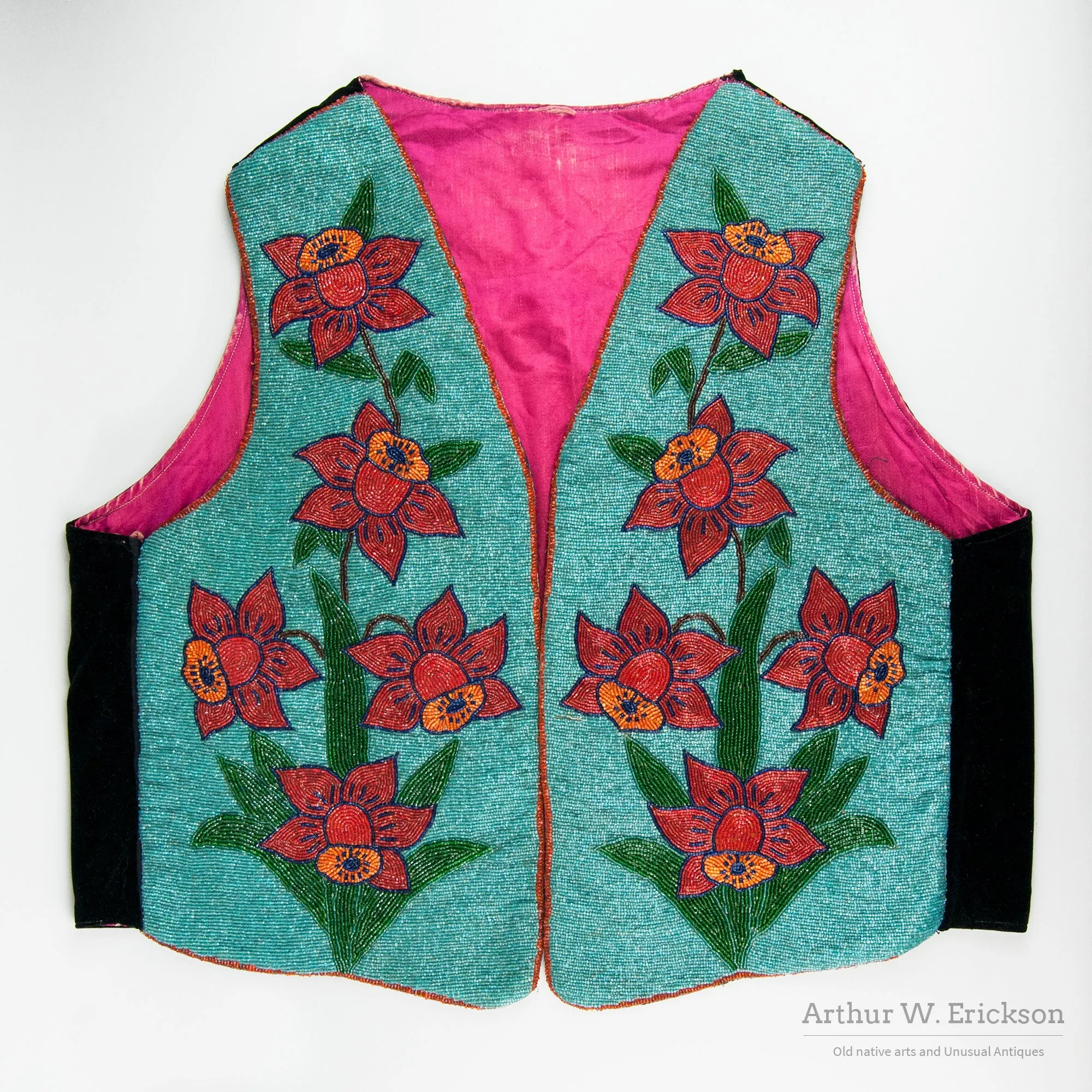 Large Plateau Fully Beaded Vest