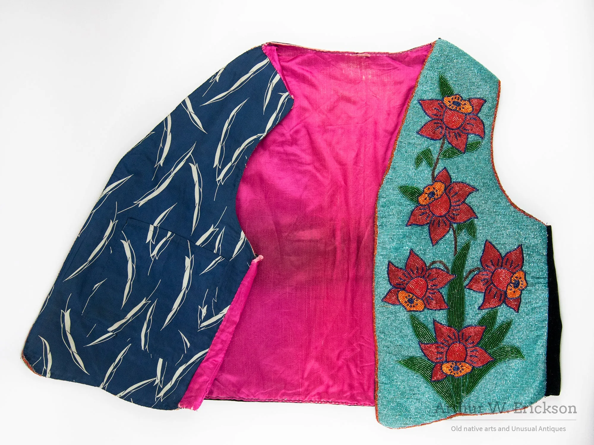 Large Plateau Fully Beaded Vest