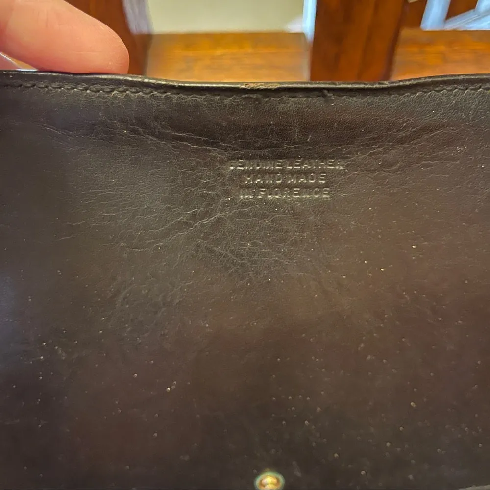 Leather briefcase
