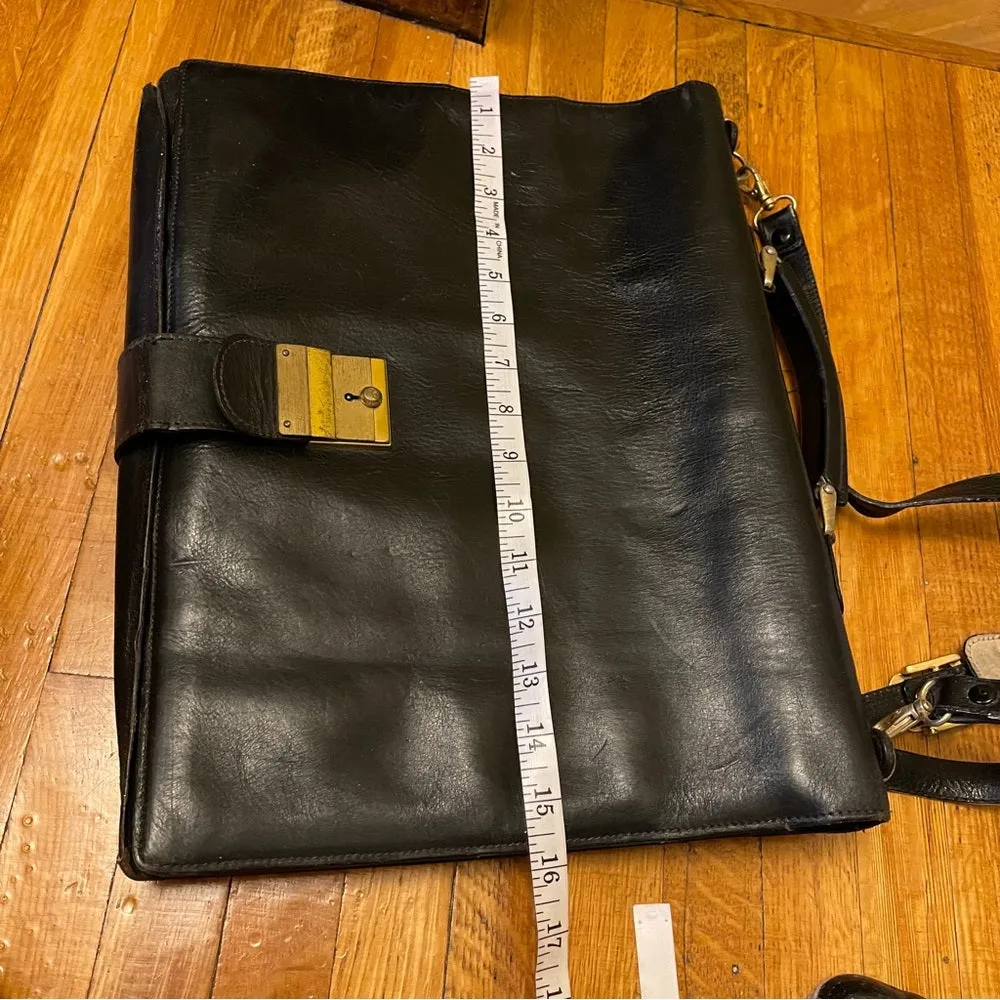 Leather briefcase