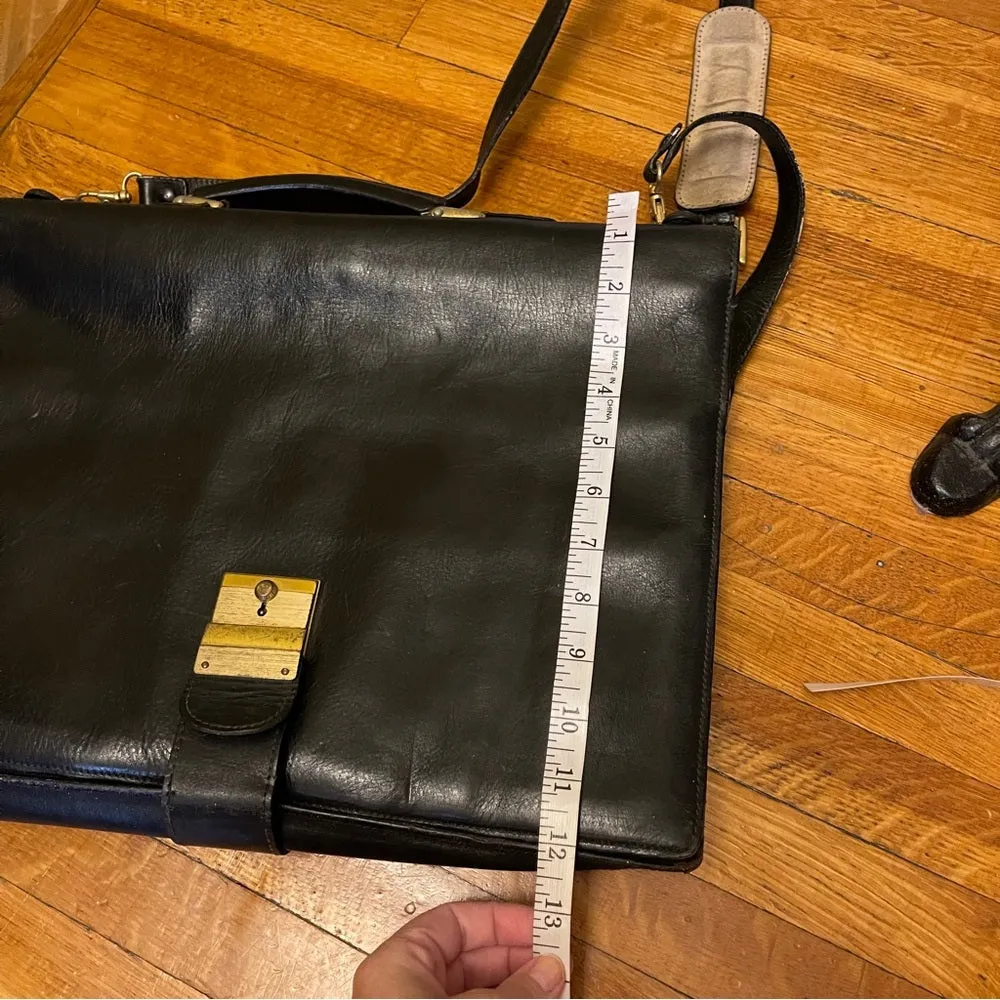 Leather briefcase