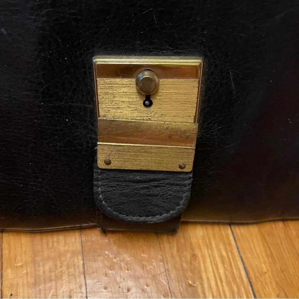 Leather briefcase