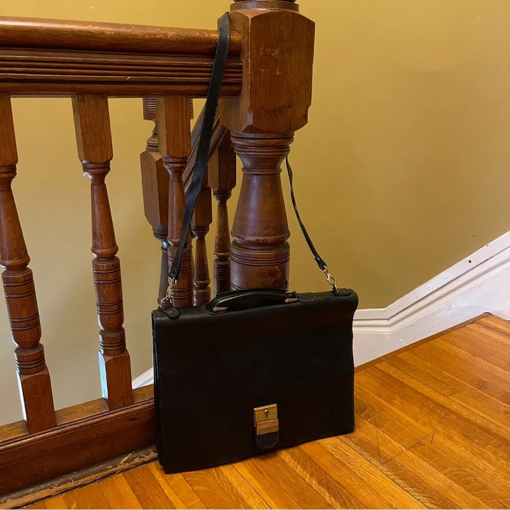 Leather briefcase