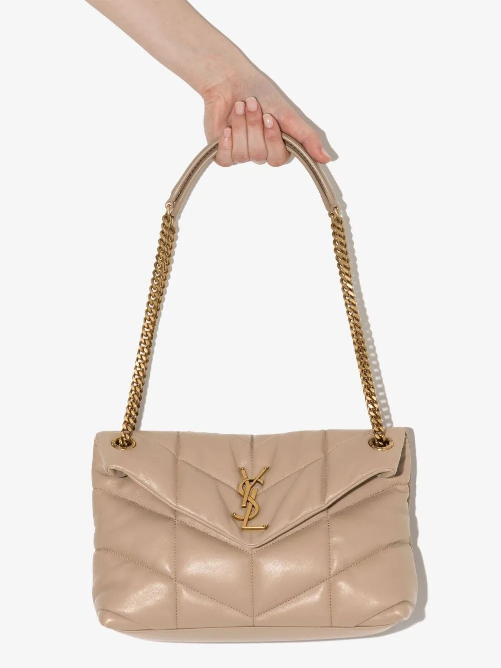 Leather small shoulder bag