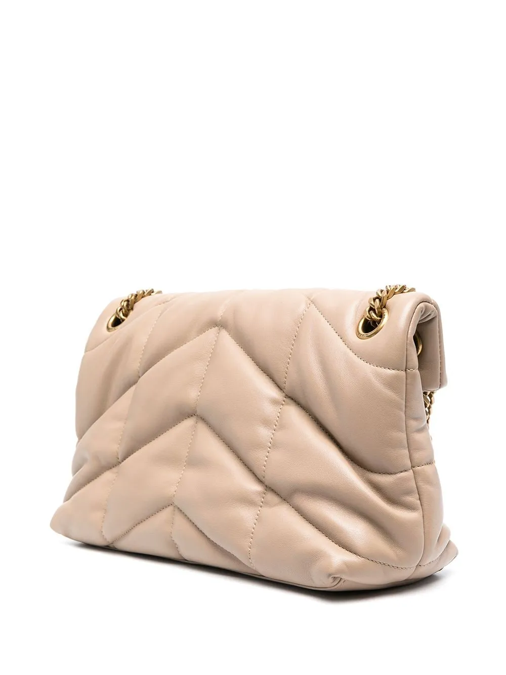 Leather small shoulder bag
