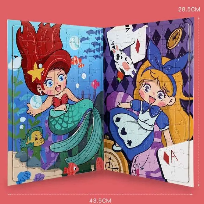 Level-Up Magnetic Jigsaw Puzzle Sets A4 Sized Book - Ages 3  Years