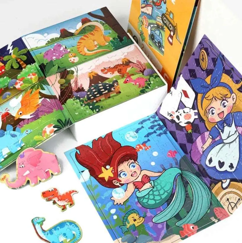 Level-Up Magnetic Jigsaw Puzzle Sets A4 Sized Book - Ages 3  Years
