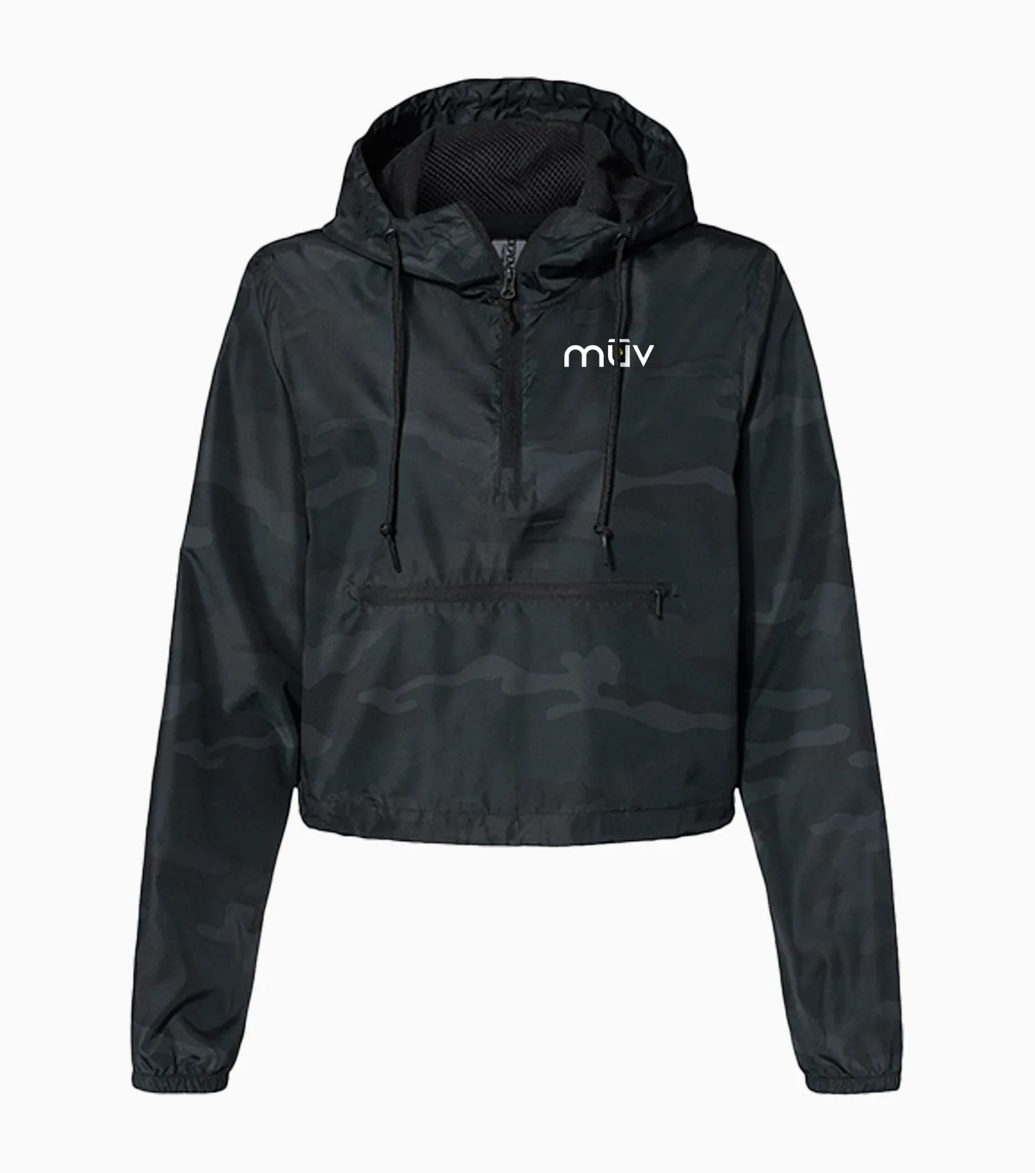 Lightweight 1/4-Zip Pullover Crop - Ladies