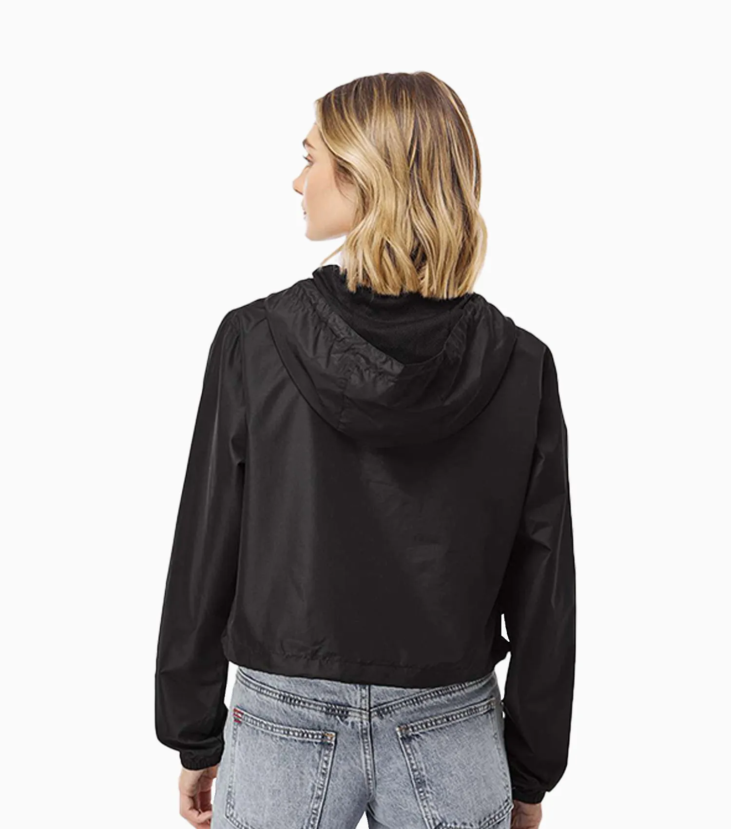 Lightweight 1/4-Zip Pullover Crop - Ladies