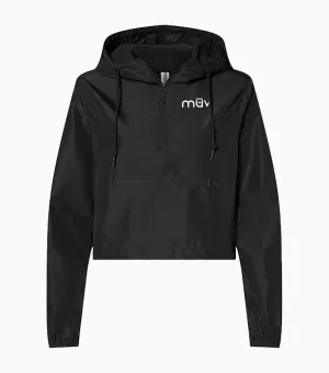 Lightweight 1/4-Zip Pullover Crop - Ladies