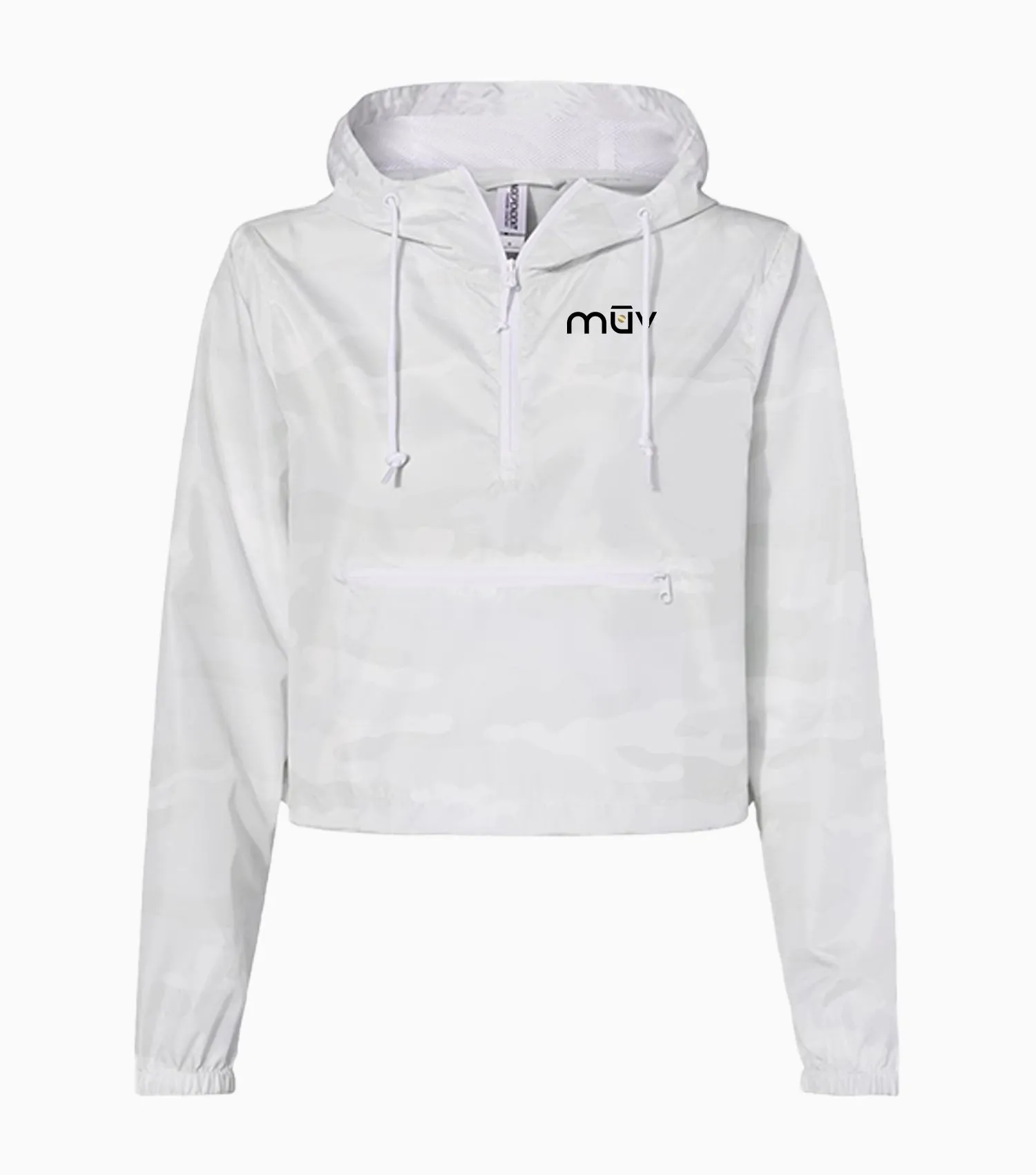 Lightweight 1/4-Zip Pullover Crop - Ladies