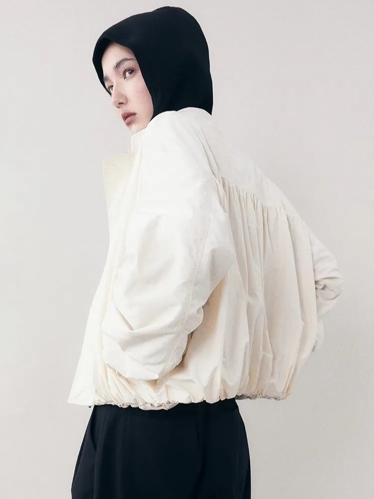 Lightweight Pleated Casual Short Jacket【s0000006393】