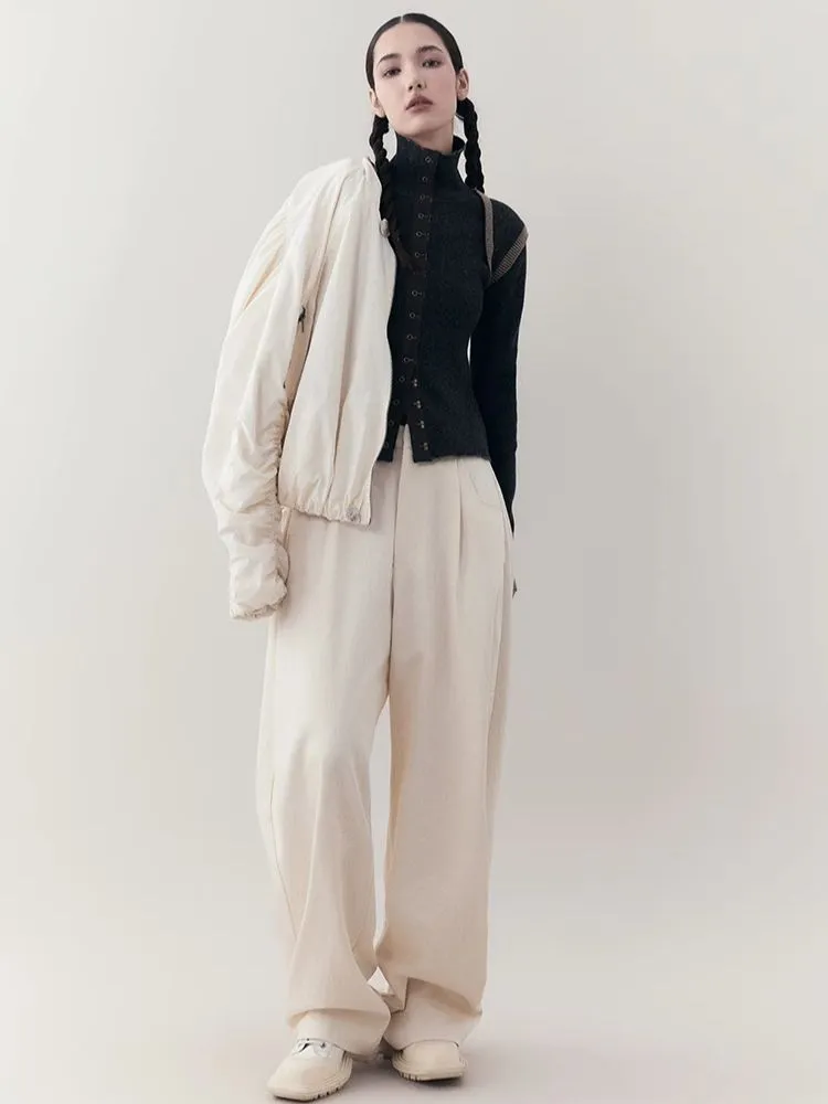 Lightweight Pleated Casual Short Jacket【s0000006393】