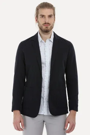 Lightweight Striped Casual Blazer