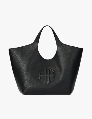 Lili Tote Bag - Black Pebbled