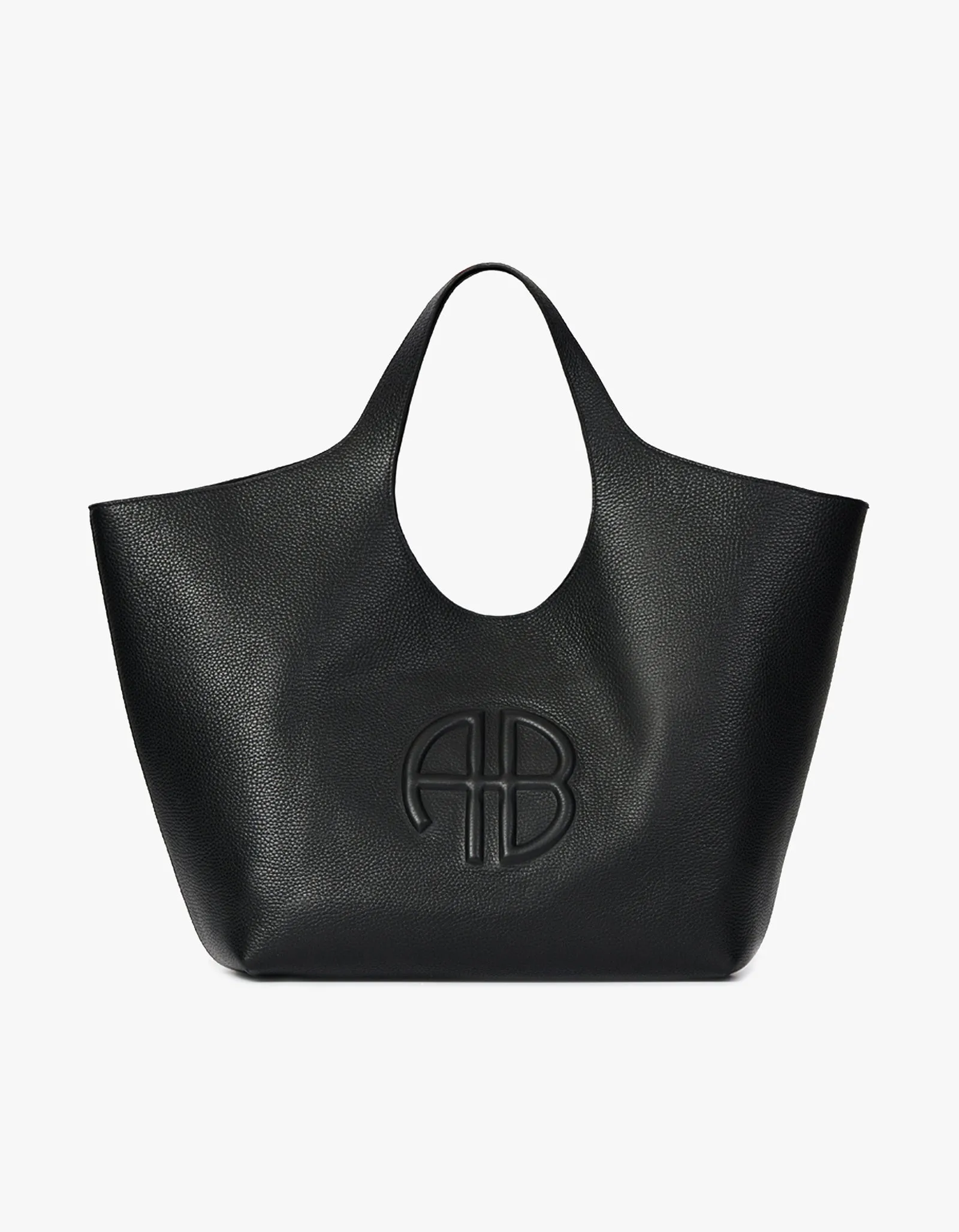 Lili Tote Bag - Black Pebbled