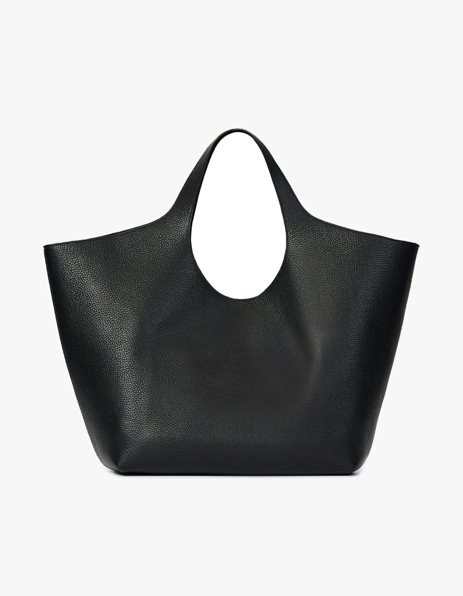 Lili Tote Bag - Black Pebbled