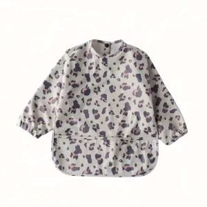 Long Sleeve Bib | Leopard