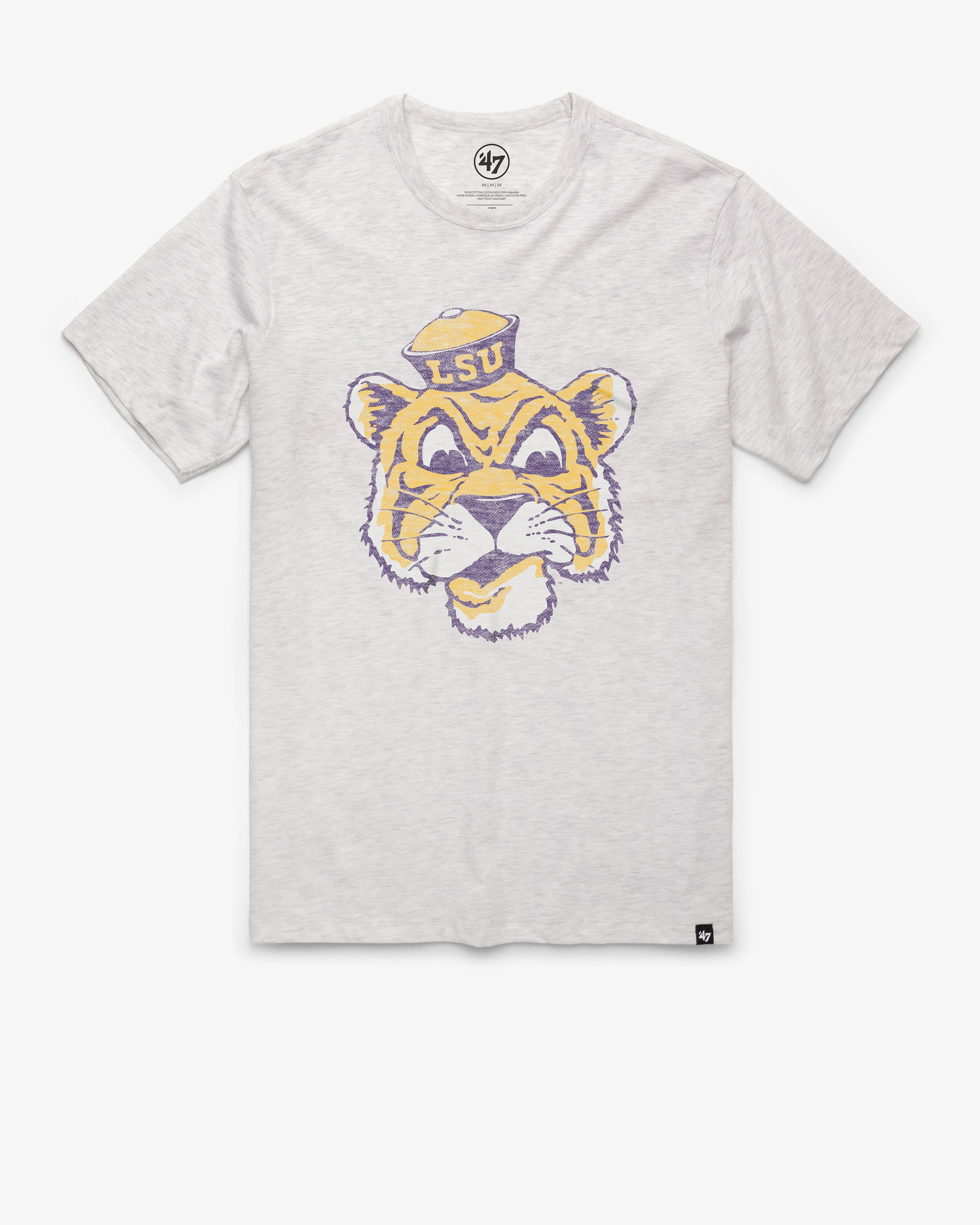LOUISIANA STATE TIGERS LSU VINTAGE PREMIER '47 FRANKLIN TEE